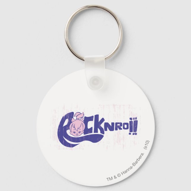PEBBLES™ Rock N Roll Key Ring (Front)