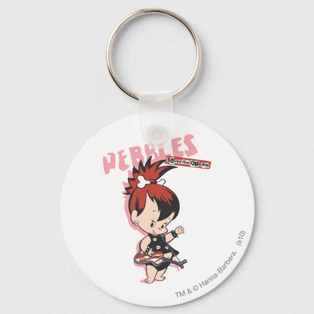 PEBBLES™ Rock Star Key Ring (Front)