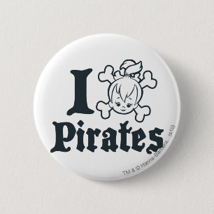 PEBBLES™ The Pirate 6 Cm Round Badge