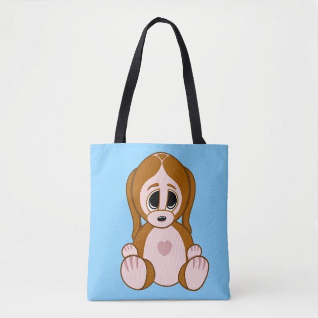 Pebbles the Puppy Tote Bag (Front)