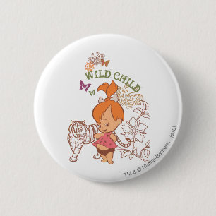 PEBBLES™ Wild Child 6 Cm Round Badge