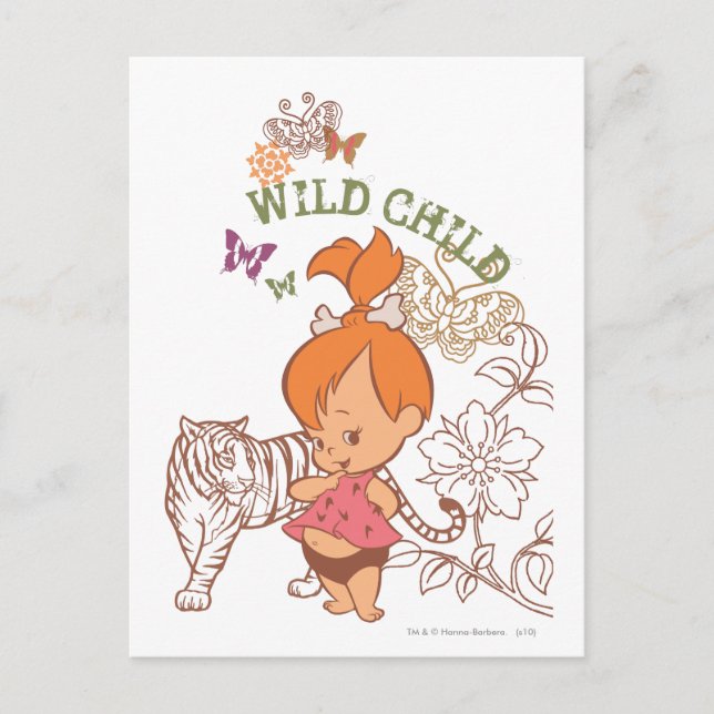 PEBBLES™ Wild Child Postcard (Front)