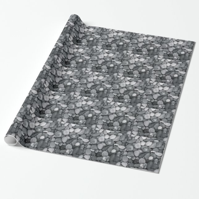 Pebbles Wrapping Paper (Unrolled)