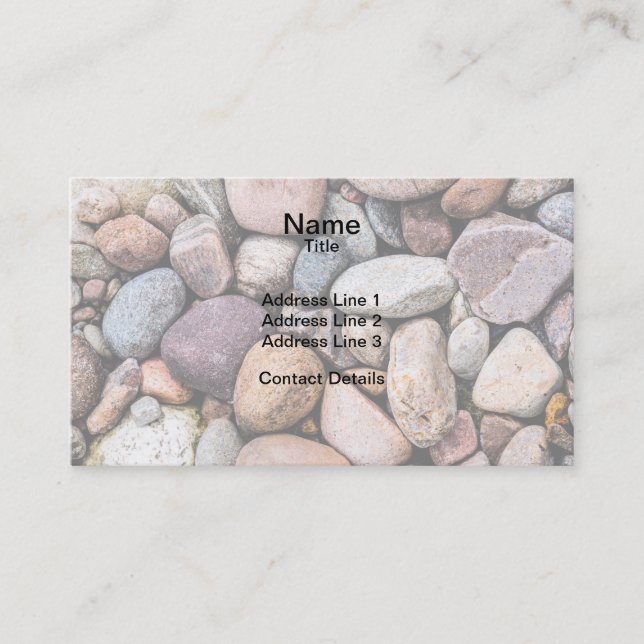 Pebbly Beach Business Card (Front)