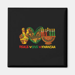 Pecae Love Kwanzaa Kinara Principles Candles Pan A Magnet
