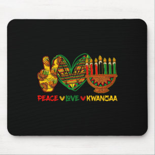 Pecae Love Kwanzaa Kinara Principles Candles Pan A Mouse Mat
