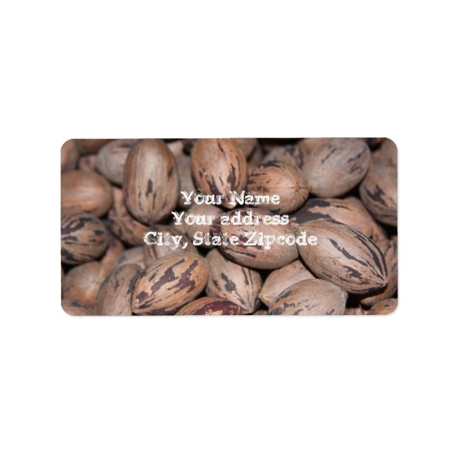 Pecan Address Labels (Front)