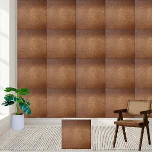 Pecan Caramel Brown Glitter Wall Floor Kitchen Tile
