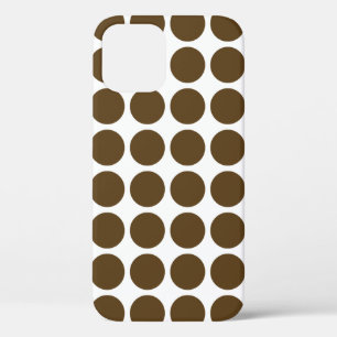 Pecan Neutral Dots iPhone 12 Case