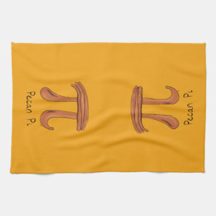 Pecan Pi Cute Math Pi Day Pie Baking Kitchen Towel