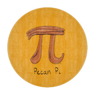 Pecan Pi Symbol Cute Math Teacher Gift Cutting Board