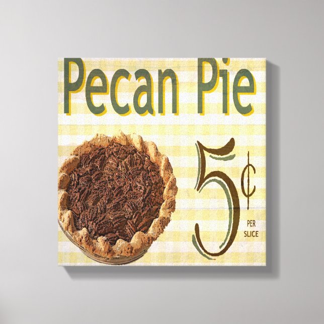 Pecan Pie Canvas Print (Front)