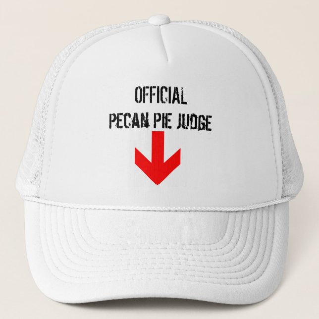 Pecan Pie Judge Trucker Hat (Front)