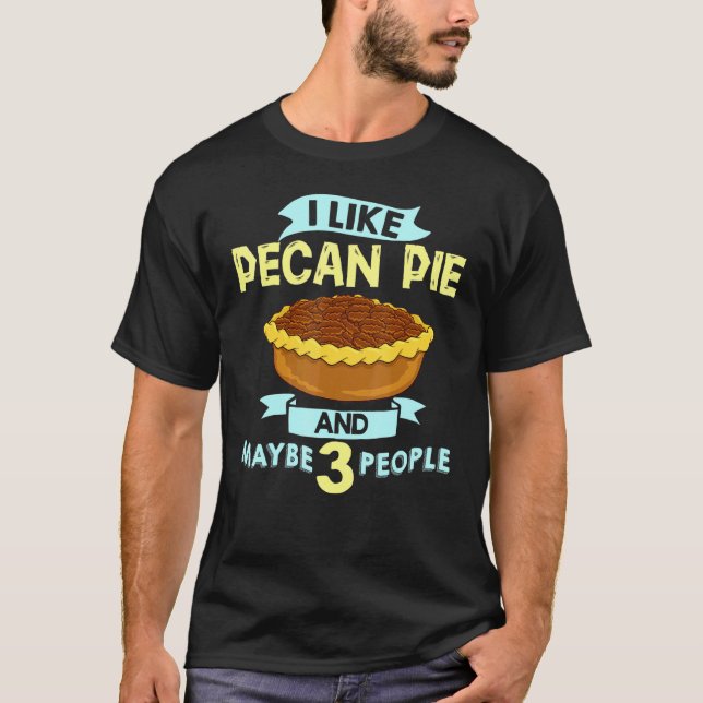 Pecan Pie Mini Bars Filling Vegan Cookies 1 T-Shirt (Front)