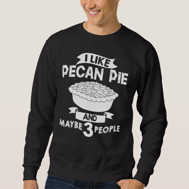 Pecan Pie Mini Bars Filling Vegan Cookies Sweatshirt (Front)