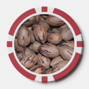 Pecan Poker Chips