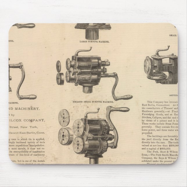 Peck, Stow and Wilcox Company Mouse Mat (Front)