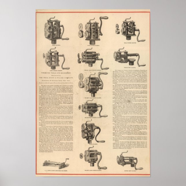 Peck, Stow and Wilcox Company Poster (Front)