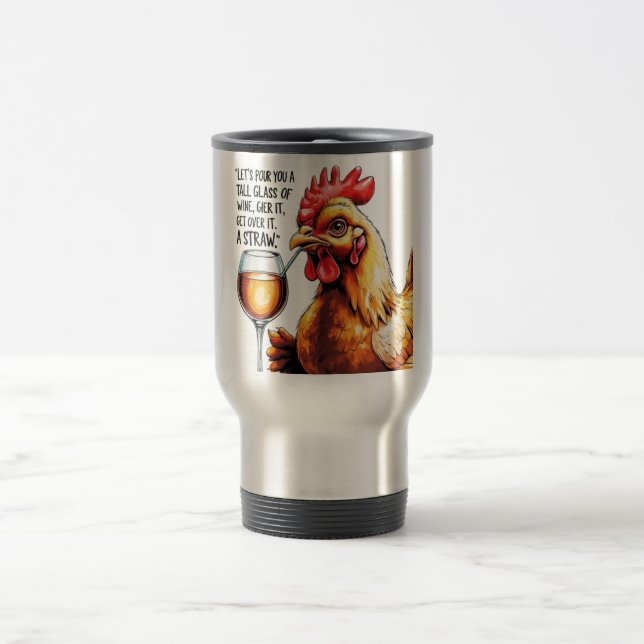Pecked in the Head Chicken Mug (Center)