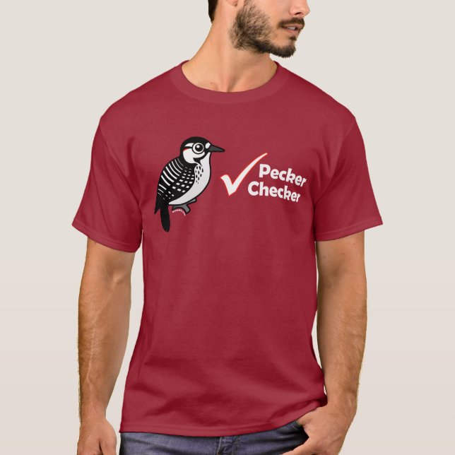 Pecker Chequered T-Shirt (Front)