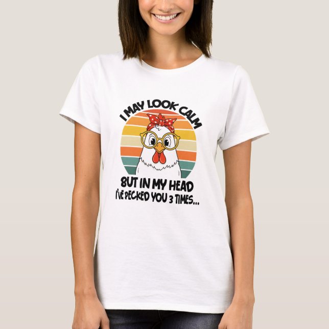 Pecking Chicken T-Shirt (Front)