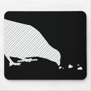 pecking order. mouse mat
