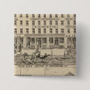 Peck's Block 15 Cm Square Badge