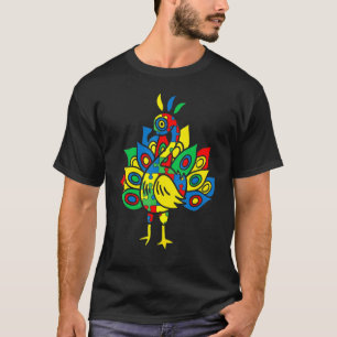 Pecock Puzzle Piece Autism Awareness Boys Girls Ki T-Shirt