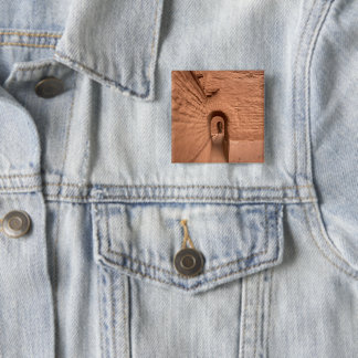 Pecos New Mexico Pueblo Ruins 15 Cm Square Badge