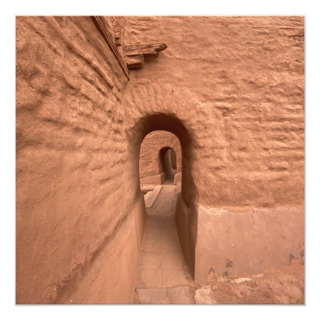 Pecos New Mexico Pueblo Ruins Photo Print (Front)