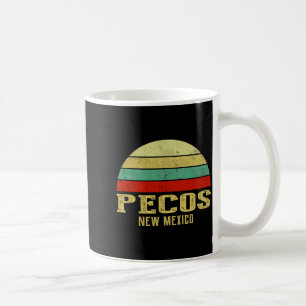 Pecos New Mexico Vintage Retro Sunset _1  Coffee Mug