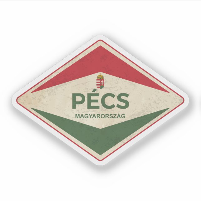 Pecs Hungary Vintage (Front)