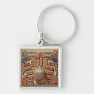 Pectoral decorated with the winged scarab key ring