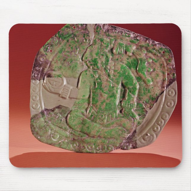 Pectoral of a king from Tikal Site, Guatemala Mouse Mat (Front)