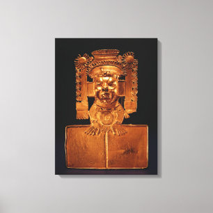 Pectoral of the god Xipe Totec Canvas Print