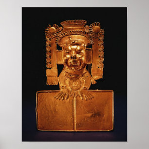 Pectoral of the god Xipe Totec Poster