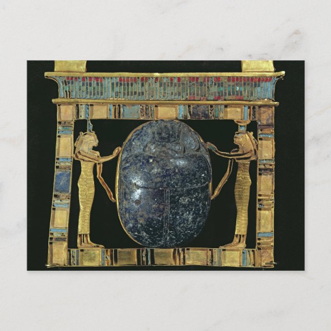 Pectoral of the vizier, Paser, with scarab Postcard (Front)