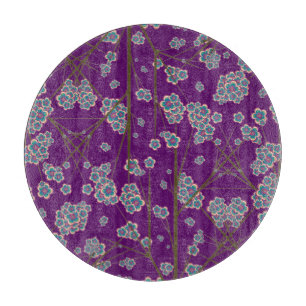 Peculiar Branches Amethyst Glass Cutting Boards