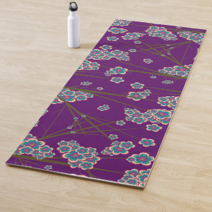 Peculiar Branches Amethyst Yoga Mat