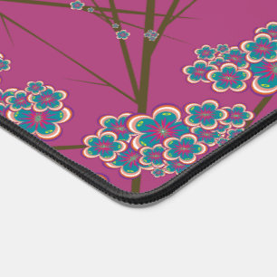 Peculiar Branches Boysenberry Desk Mat