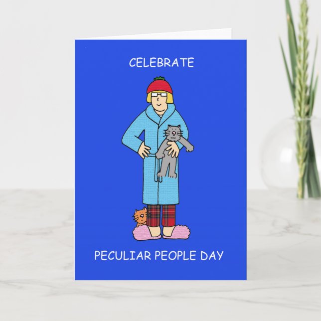 Peculiar People Day January 10th Holiday Card (Front)