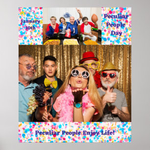 Peculiar People Enjoy Life! Holiday Poster