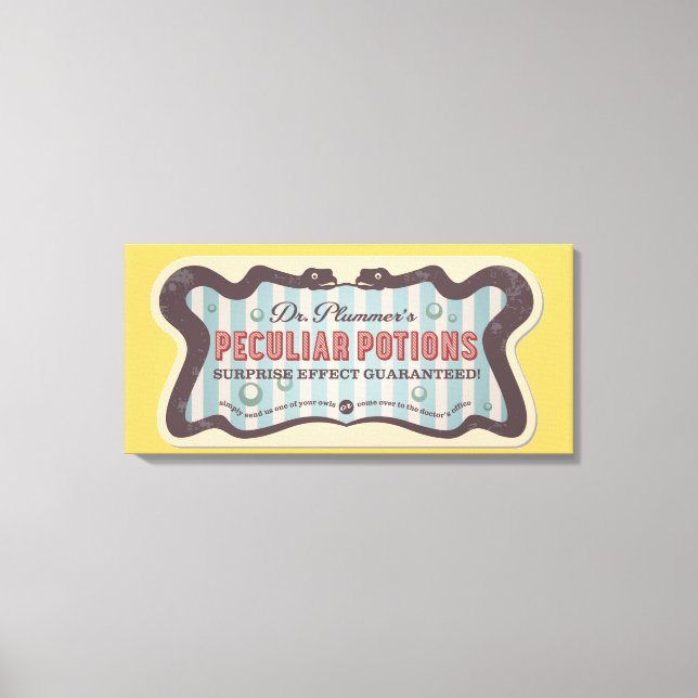 Peculiar Potions Canvas Print (Front)
