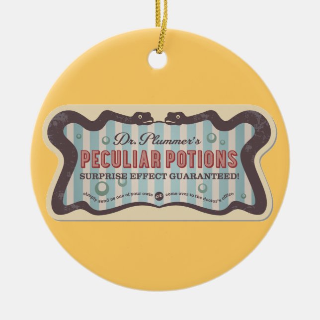 Peculiar Potions Ornament (Front)