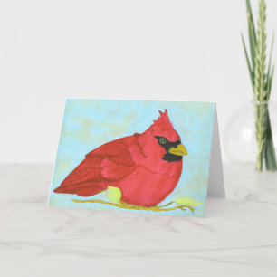 Pedagogy Greetings: NC Cardinal Holiday Card