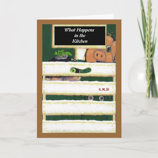 PedagogyGreetings: Blushing Turnip ( Customisable) Card (Front)