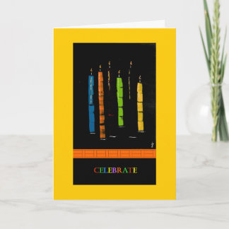 PedagogyGreetings Card: Candles Card