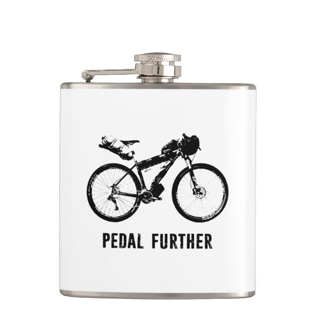Pedal Further Bikepacking Hip Flask (Front)