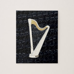 Pedal Harp Music Jigsaw Puzzle