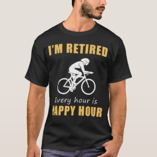 Pedal into Retirement Bliss with a Twist! Happy Ho T-Shirt